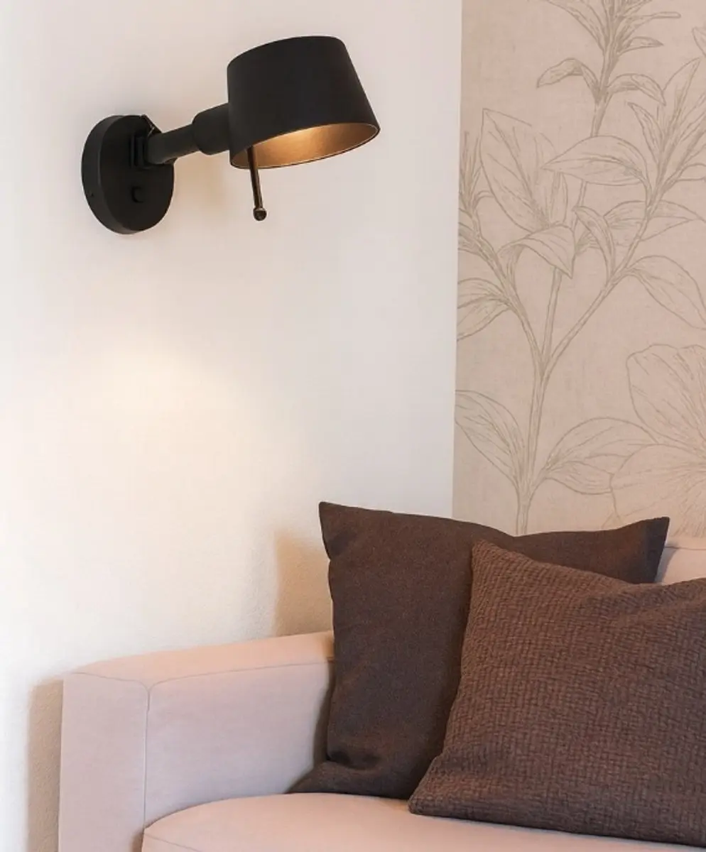 Freelight Sovrano Wandlamp 40W - 33cm Zwart