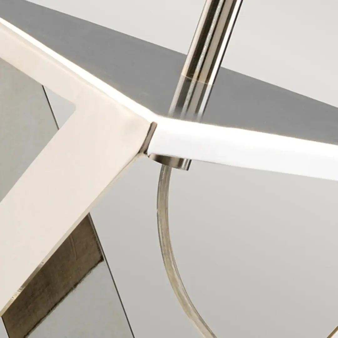 Elstead Aegeus LED Tafellamp - Polished Nickel - 60W