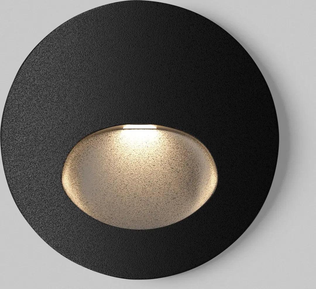 Maytoni Outdoor Trappenbil Verlichting - Zwart - Ø7cm