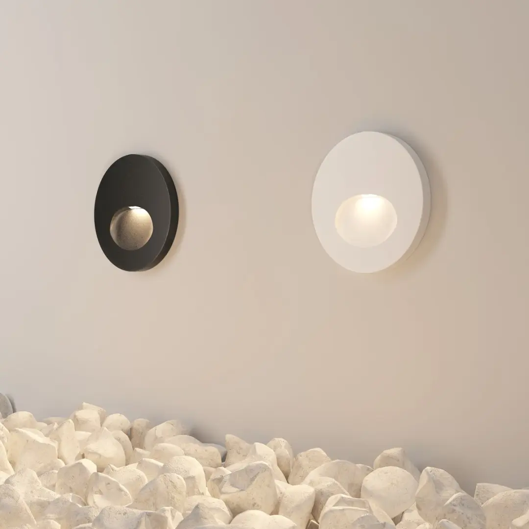 Maytoni Outdoor Trappenbil Verlichting - Zwart - Ø7cm