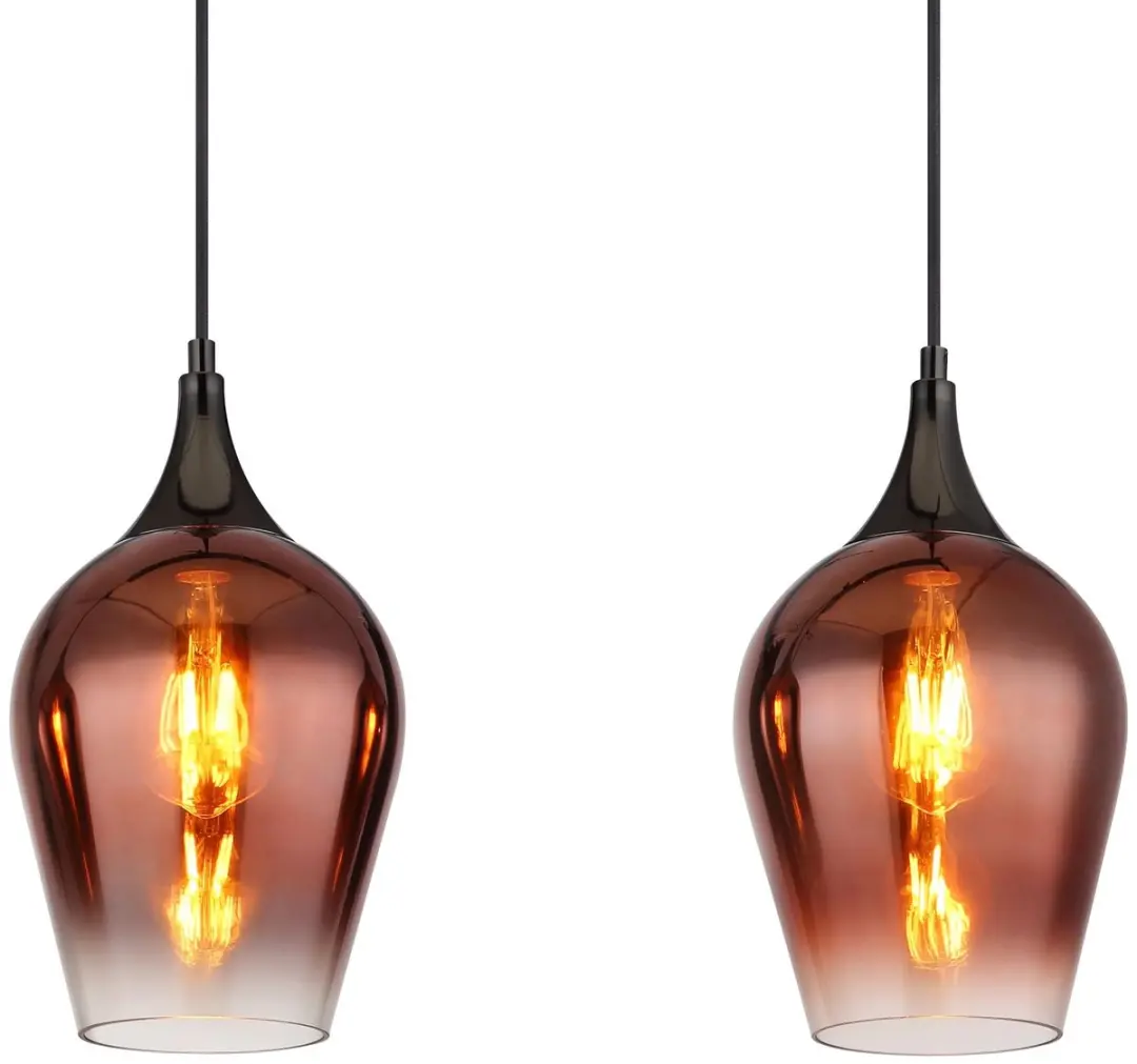 Globo Lavus Hanglamp 3xE27 - Rood