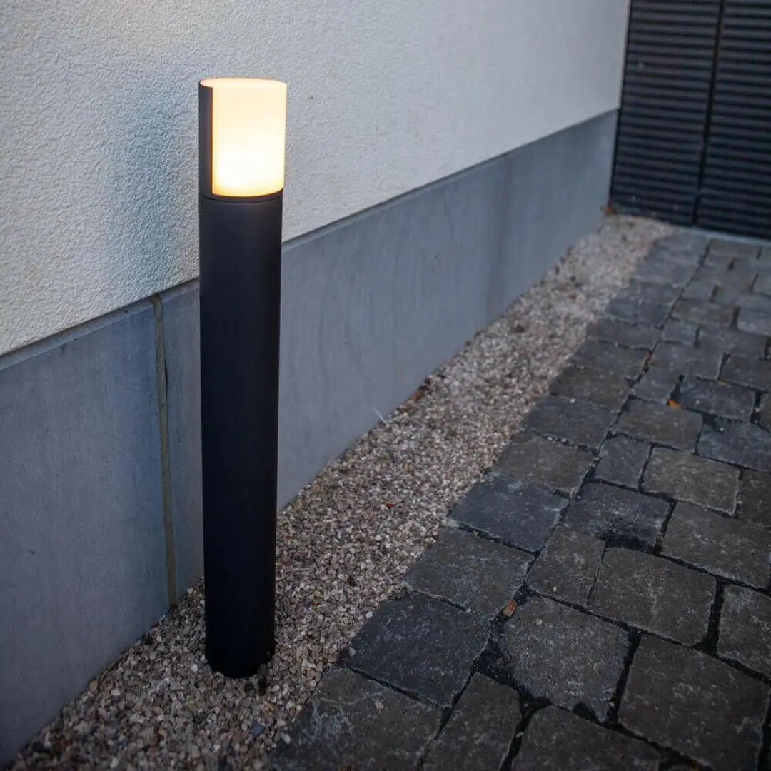 Lutec Cyra LED Sokkellamp 3000K 500lm - Zwart