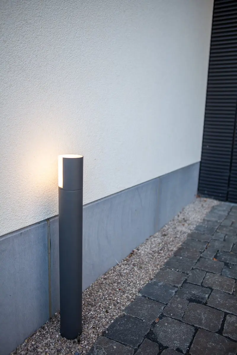 Lutec Cyra LED Sokkellamp 3000K 500lm - Zwart