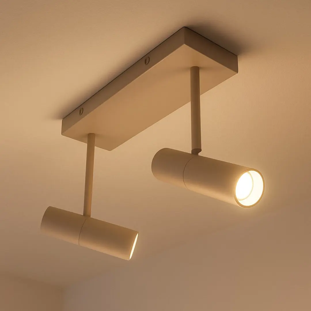 Freelight Spot Undici 2 Lichts L 35cm - Warm Wit - Beige