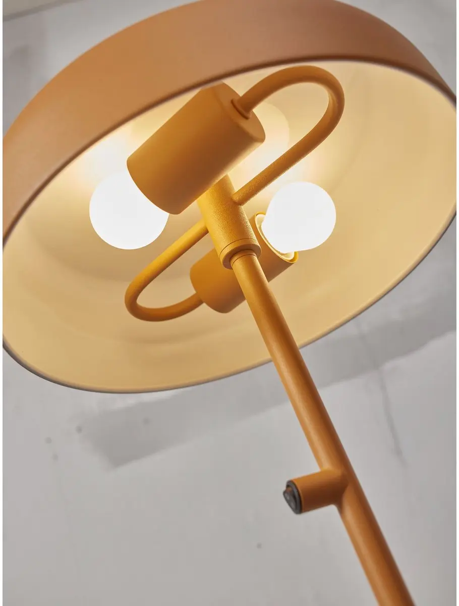 it's about RoMi Porto Vloerlamp - Oranje Ø30cm