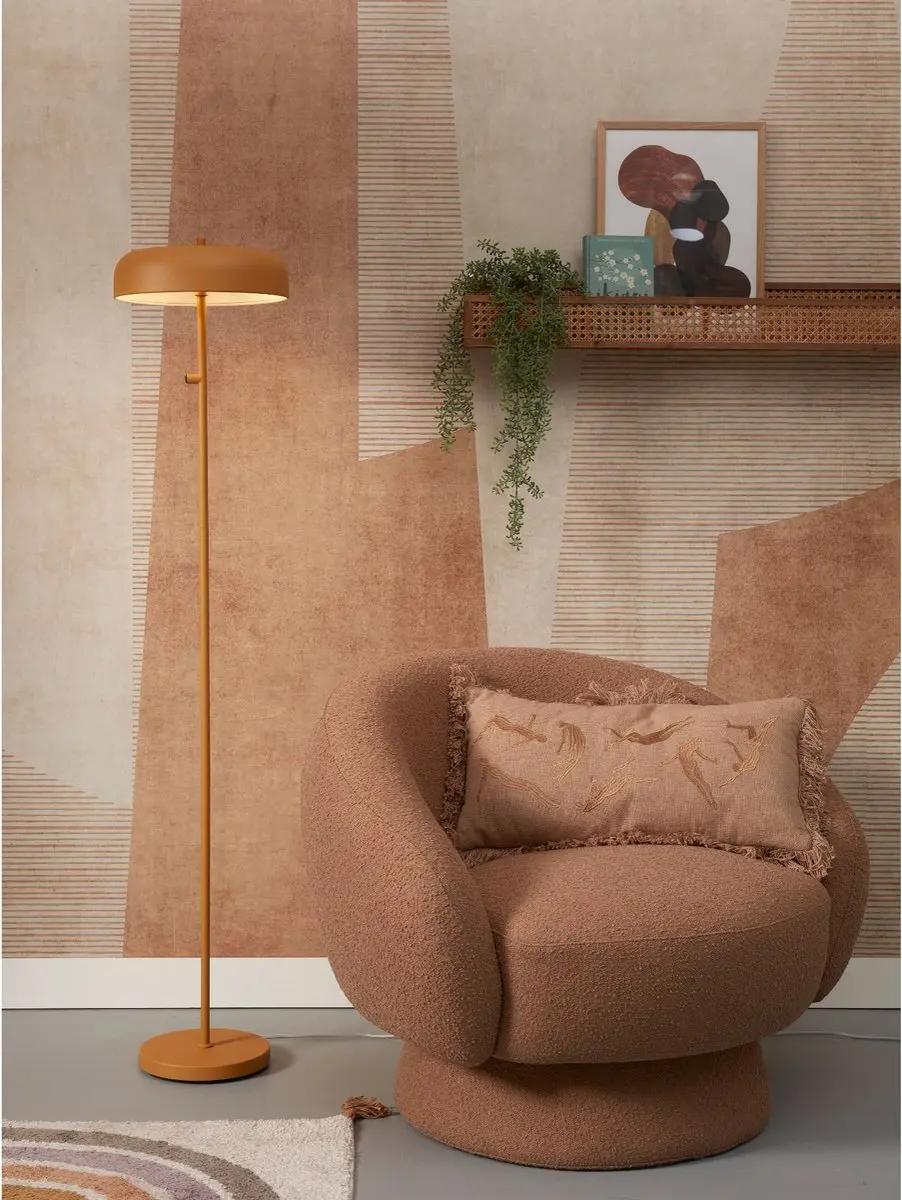 it's about RoMi Porto Vloerlamp - Oranje Ø30cm