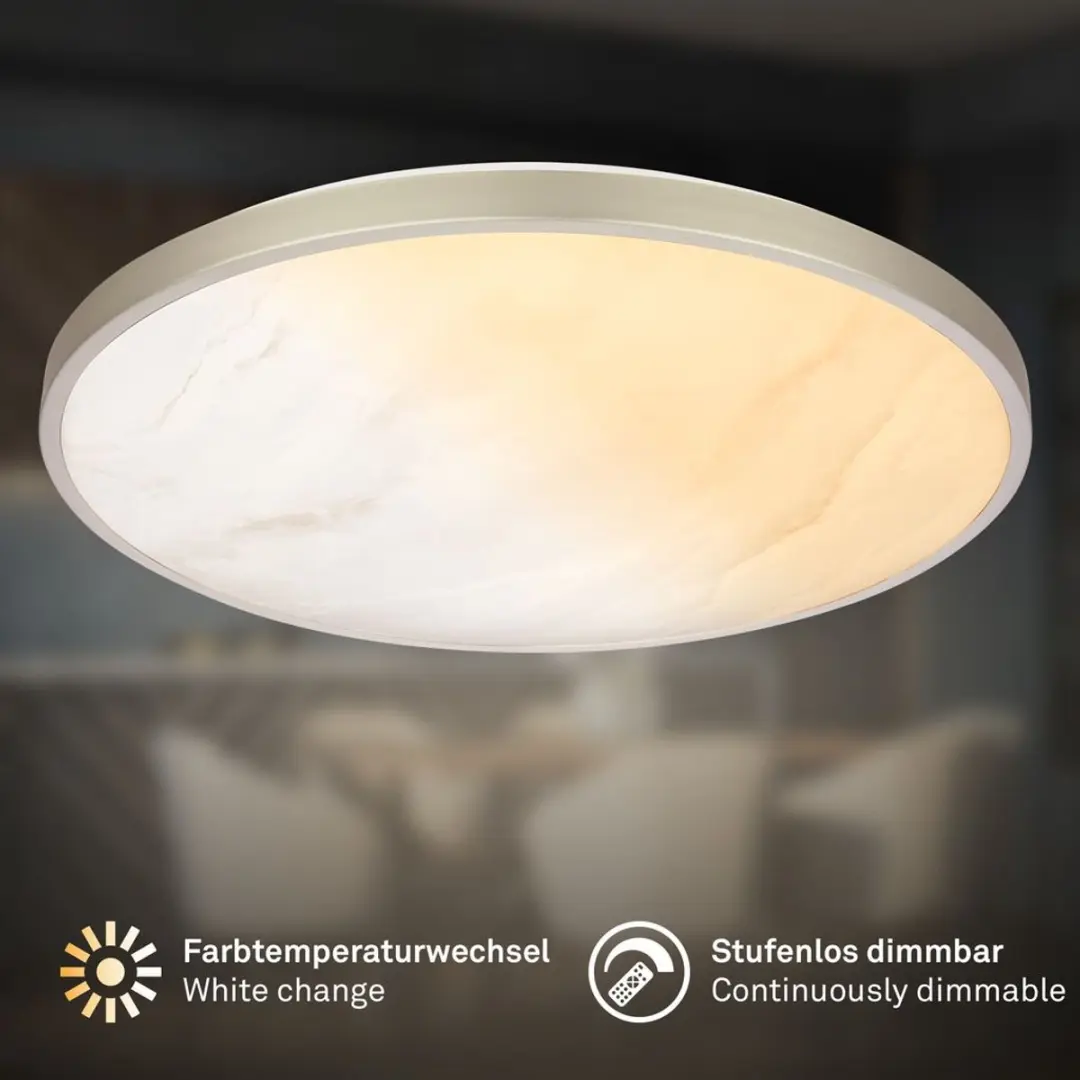 Briloner Competo LED Plafondlamp Ø38cm - Wit