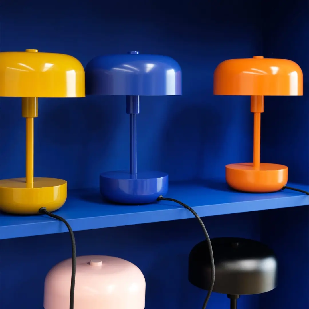Dyberg Larsen Tafellamp Haipot - 9W - Blauw Metaal