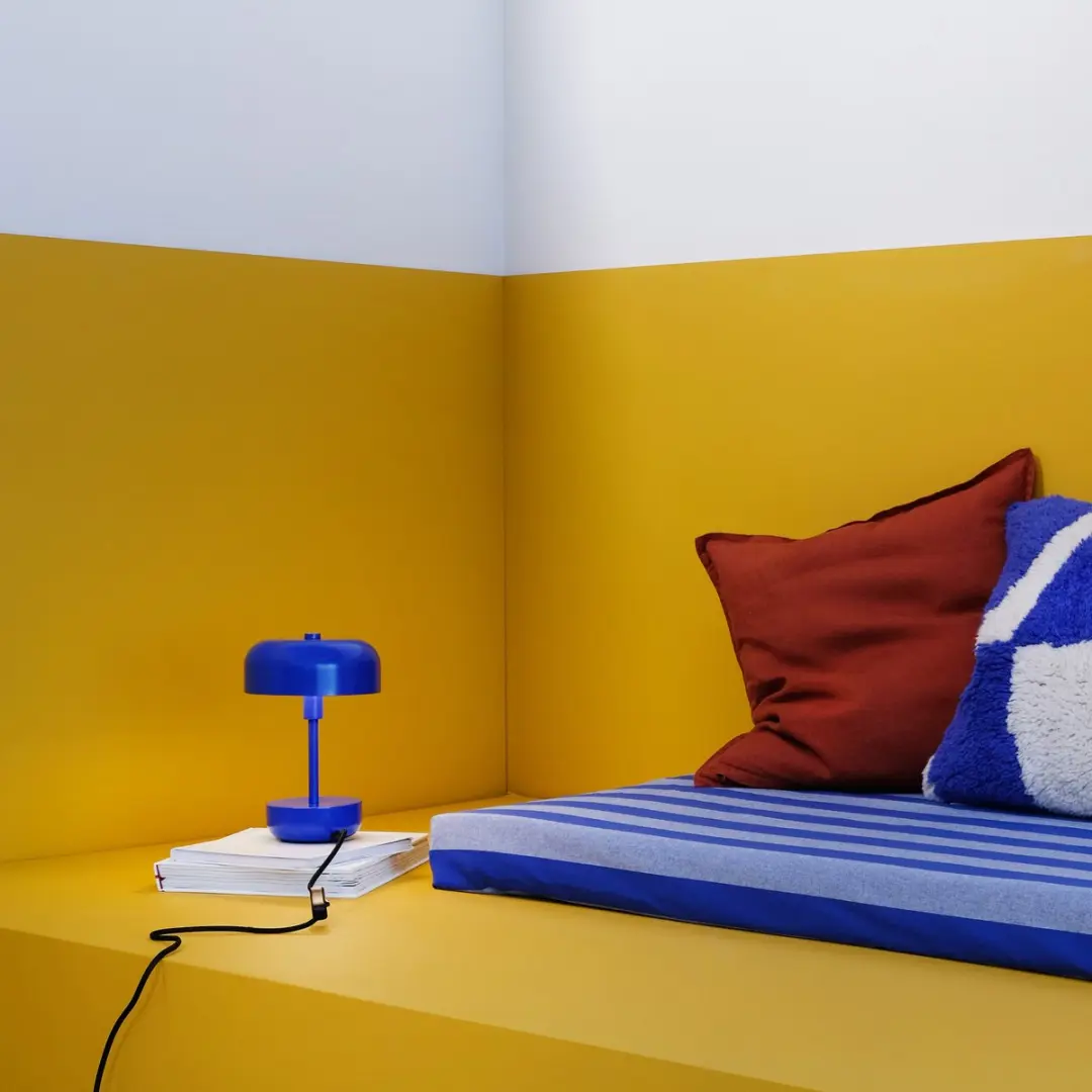 Dyberg Larsen Tafellamp Haipot - 9W - Blauw Metaal