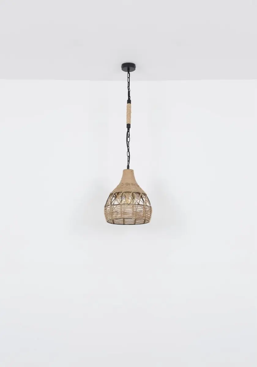 Globo Halia Hanglamp Naturel Ø30cm E27