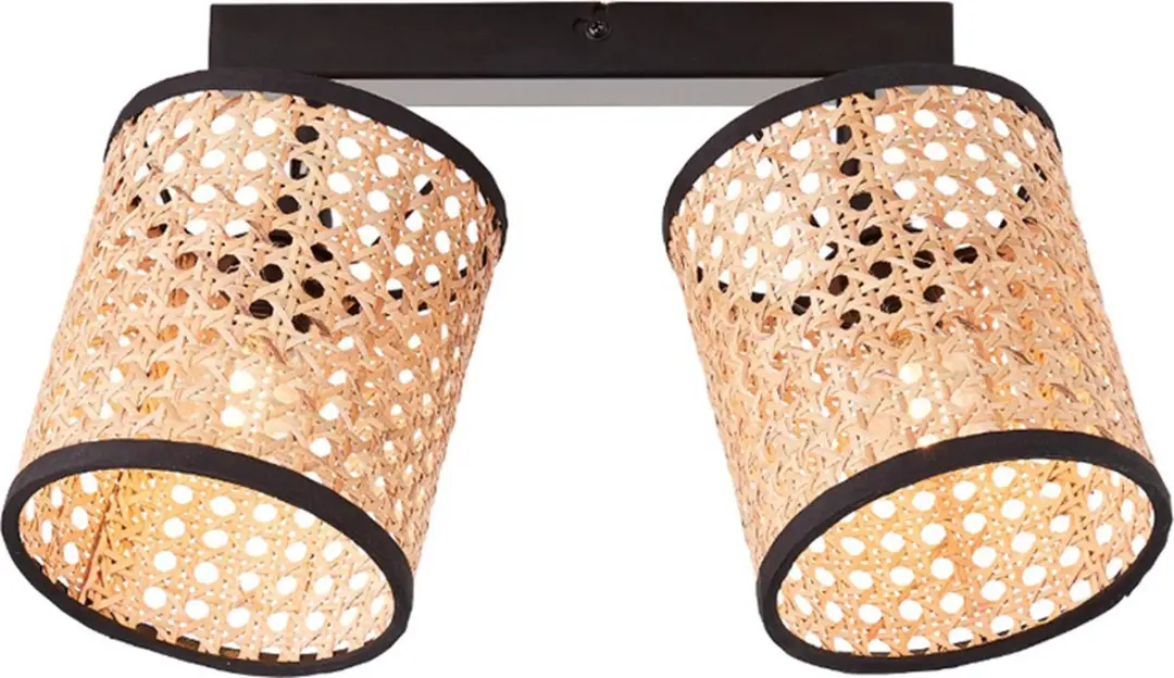 Brilliant Wiley Plafondspot - 4 Lichtpunten - Beige/Zwart