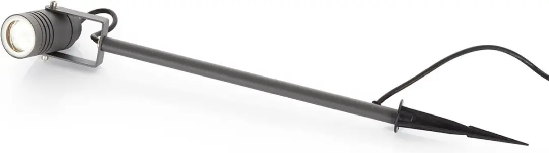 Lucande Buitenspot 1 Licht GU10 - Gegoten Aluminium - Donkergrijs