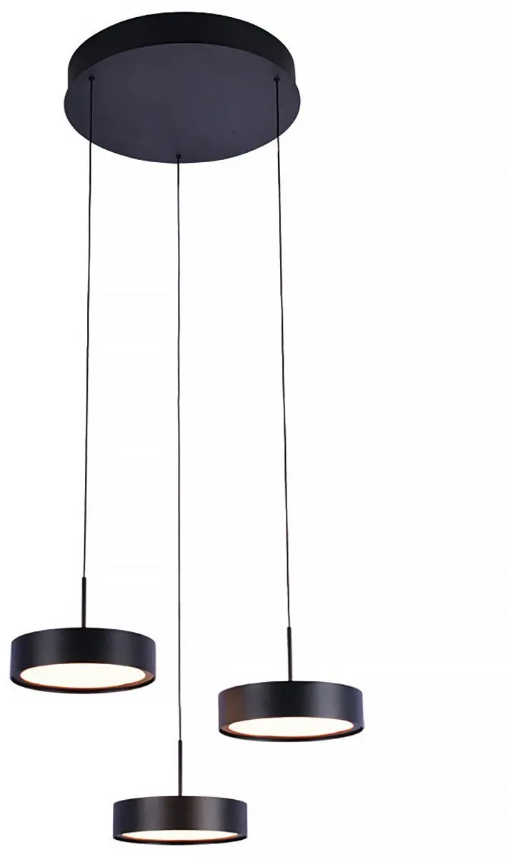 Freelight Hanglamp Alieno 3 - Ø33cm - 3 Lichtpunten - Zwart