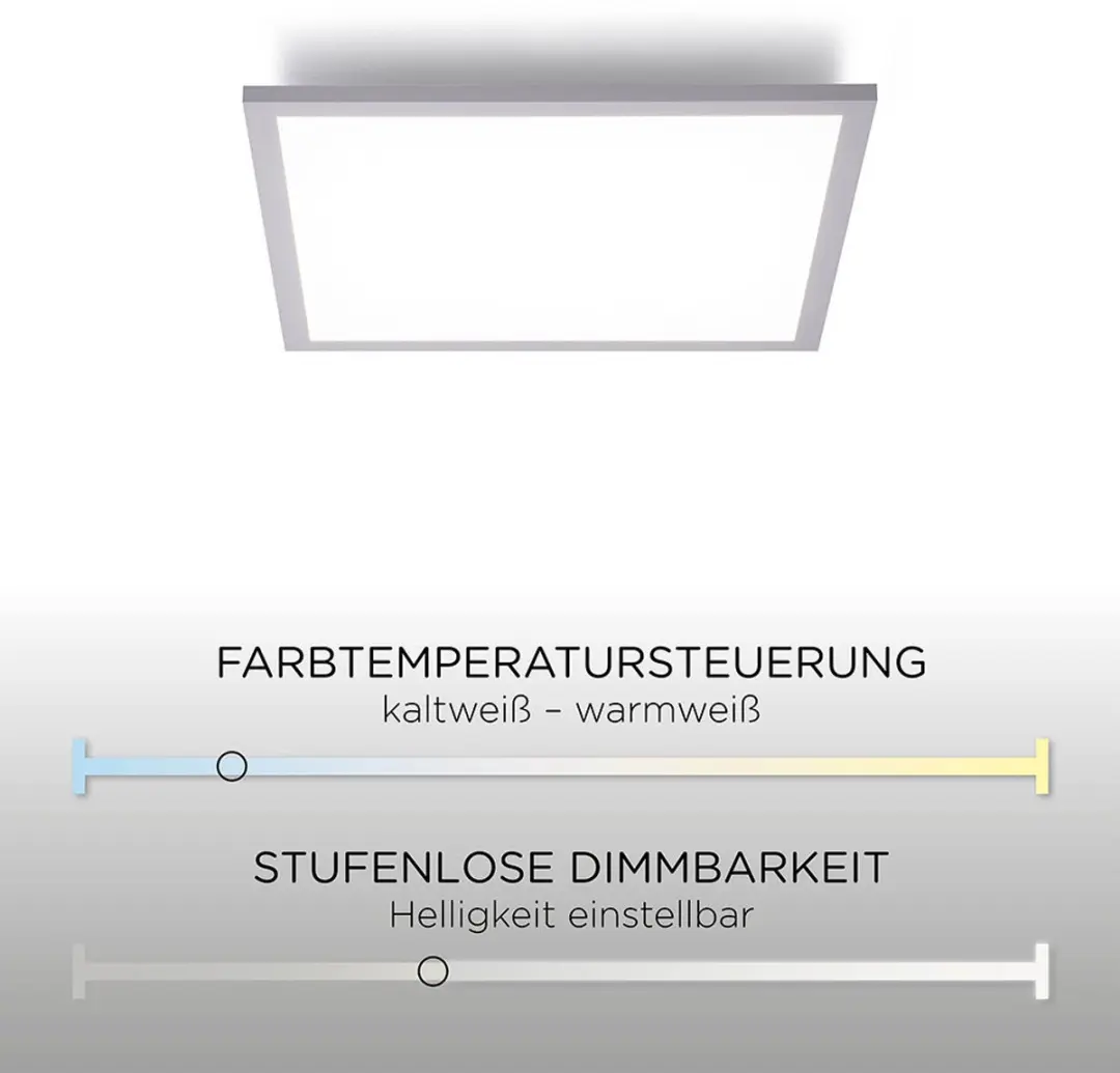 Just Light LED Plafondspot Daglicht - 20W Warm Wit