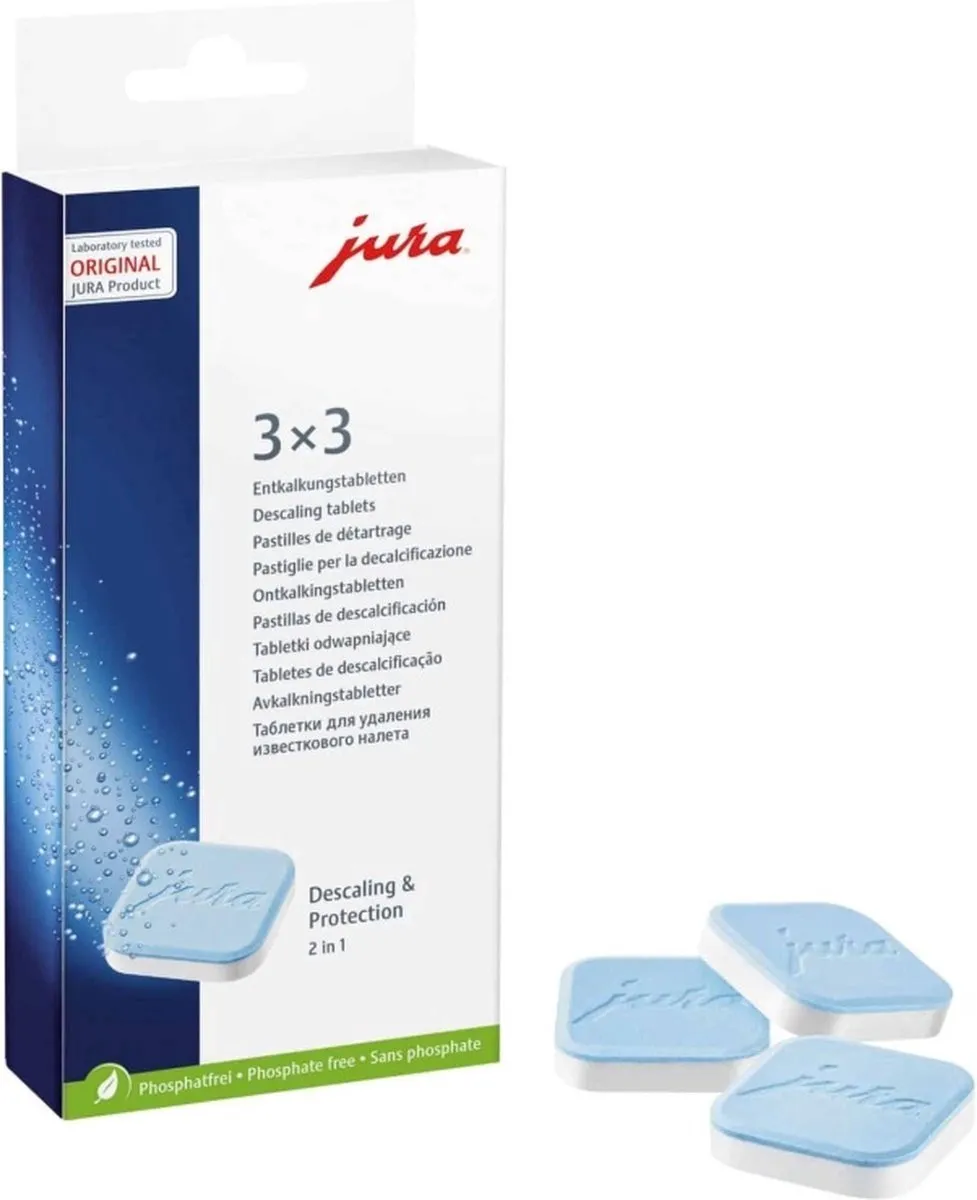 Jura Claris Smart+ Onderhoudset 4 Stuks - 2x Waterfilter + Ontkalkingstabletten