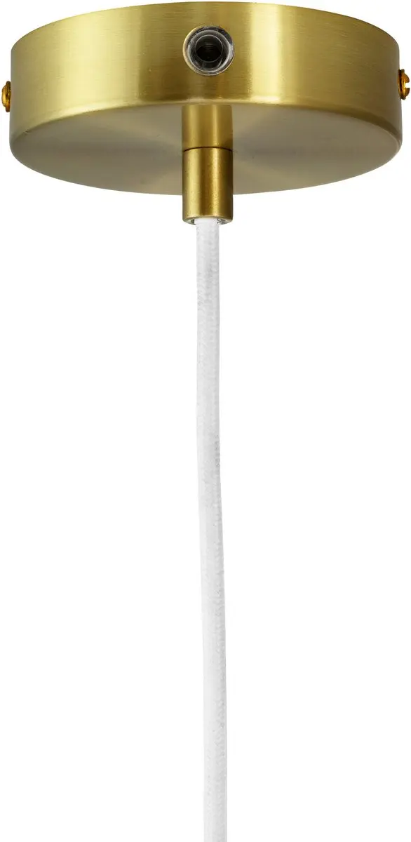 Dyberg Larsen Arp Hanglamp 25W - Ø25cm - Wit/Goud