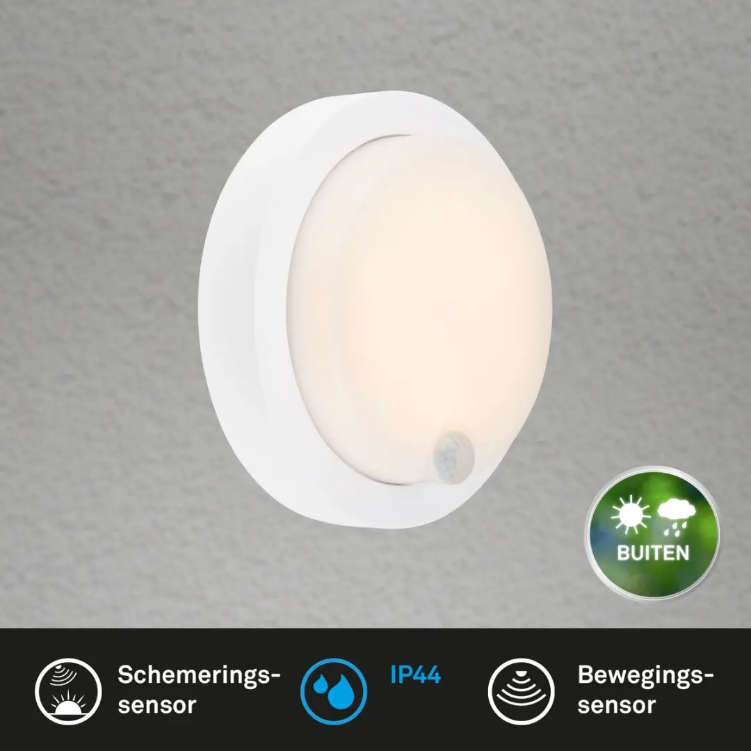 Briloner Pula Wandlamp Oplaadbaar 4W - USB-C - Wit