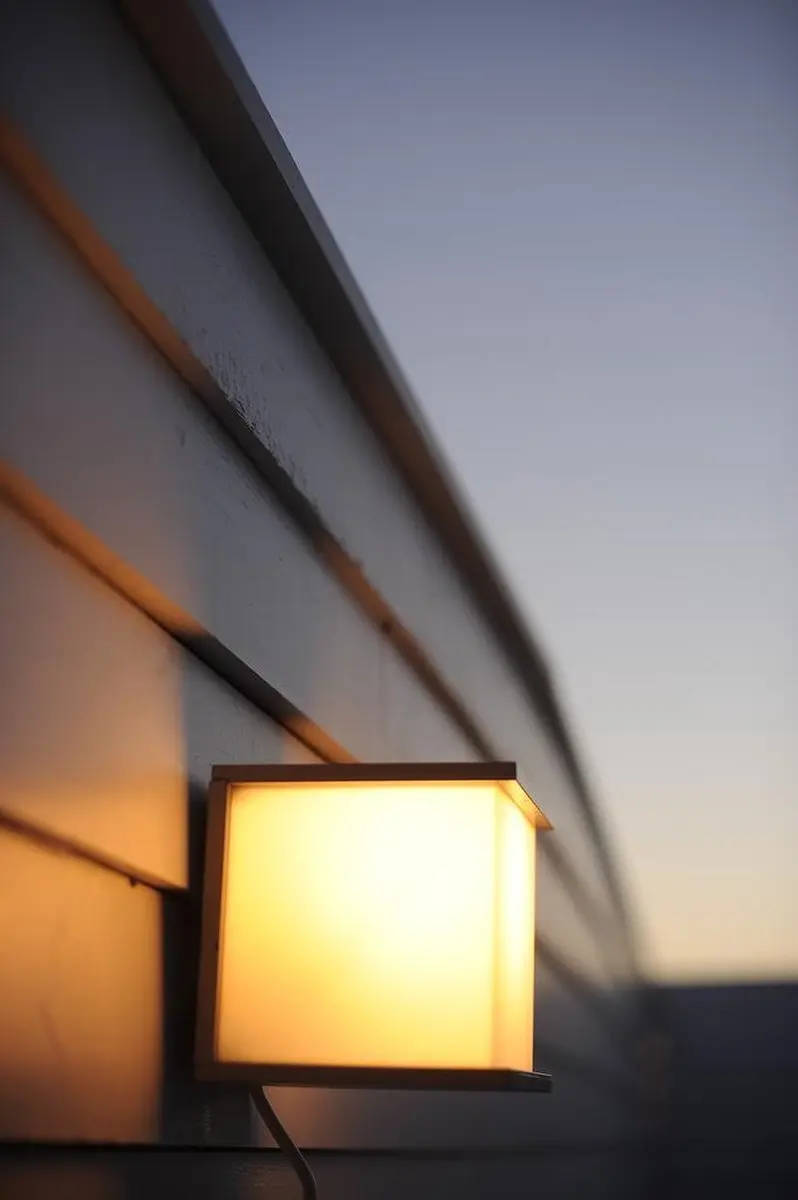Lutec Box Cube Wandlamp E27 - Donkergrijs