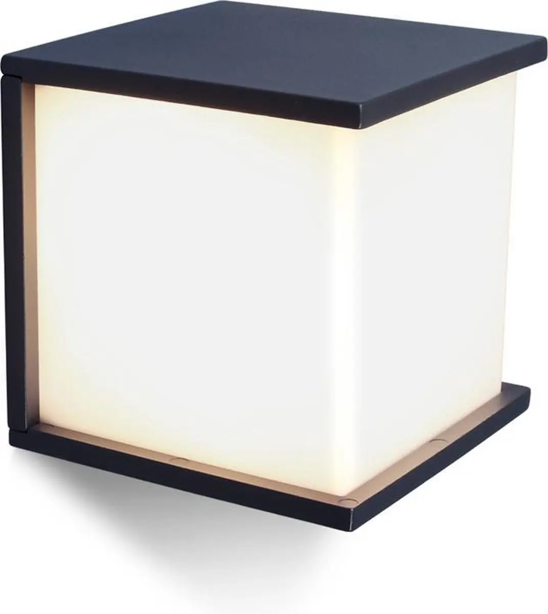 Lutec Box Cube Wandlamp E27