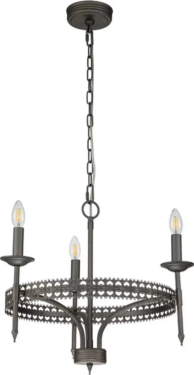 Elstead LED Kroonluchter 3x E14 60W - Dimbaar - afbeelding 6 van 6