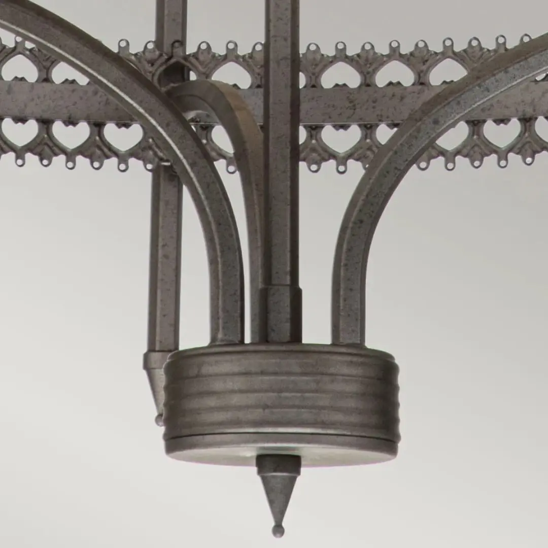 Elstead LED Kroonluchter 3x E14 60W - Dimbaar