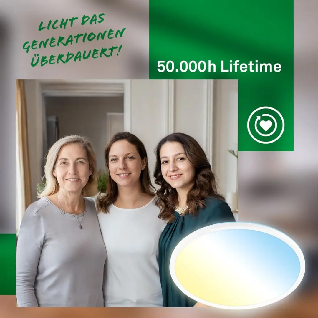 Briloner Tava A LED Plafondlamp - Ø42cm - Wit