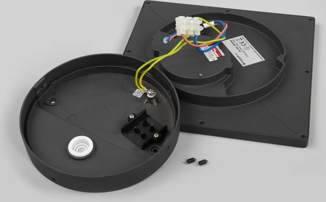 Lucande LED Plafondlamp 11.5W - Antraciet/Wit