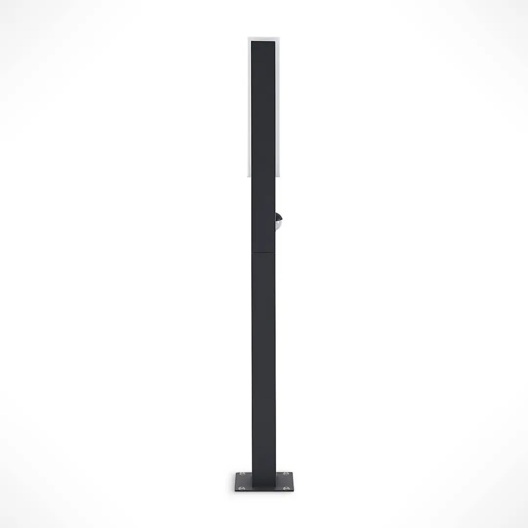 Lucande Padverlichting Zuillamp 8.6W - Grafietgrijs/Opaalwit
