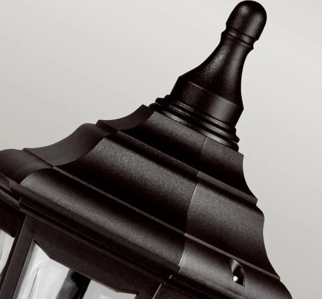 Elstead Lighting Kinsale LED Tuinpilaar E27 60W - IP44 Zwart