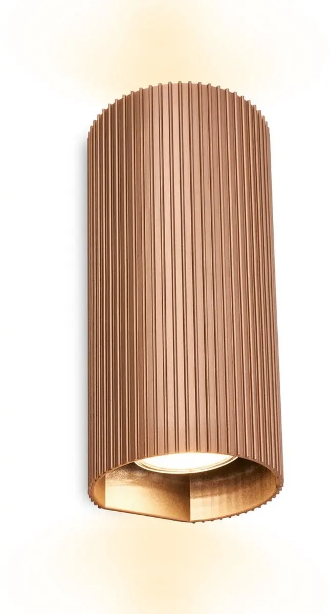 Briloner Ida Wandlamp GU10 - 9W - 8x20cm - Koffie