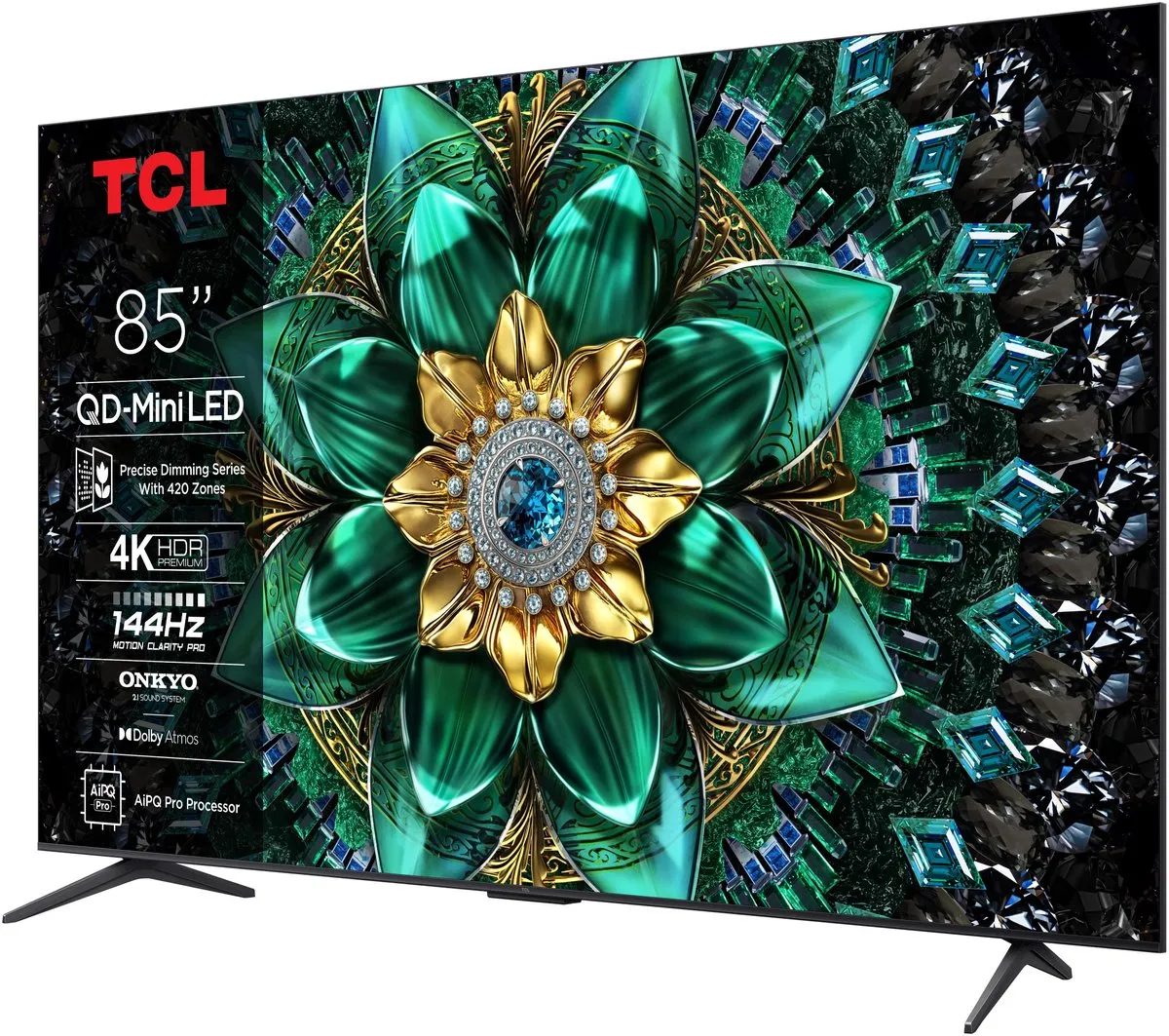TCL 85Q6C 85 inch QD-MiniLED TV - Metallic