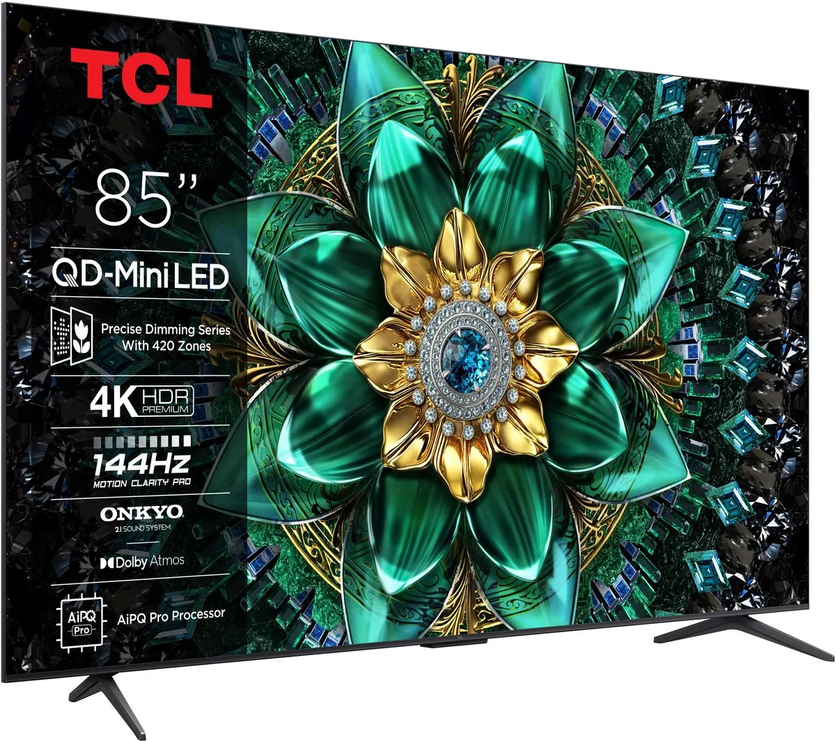 TCL 85Q6C 85 inch QD-MiniLED TV - Metallic