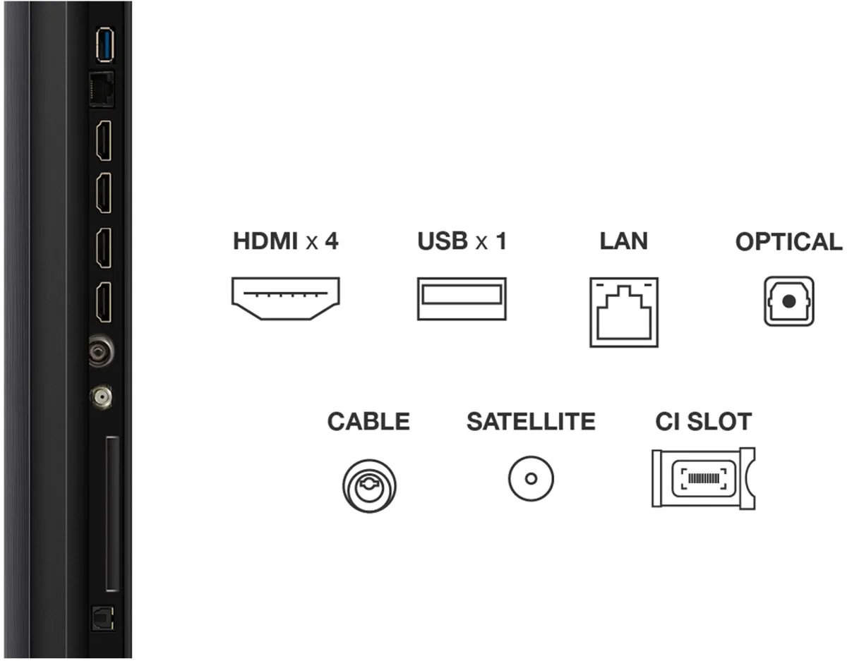TCL 85Q6C 85 inch QD-MiniLED TV - Metallic
