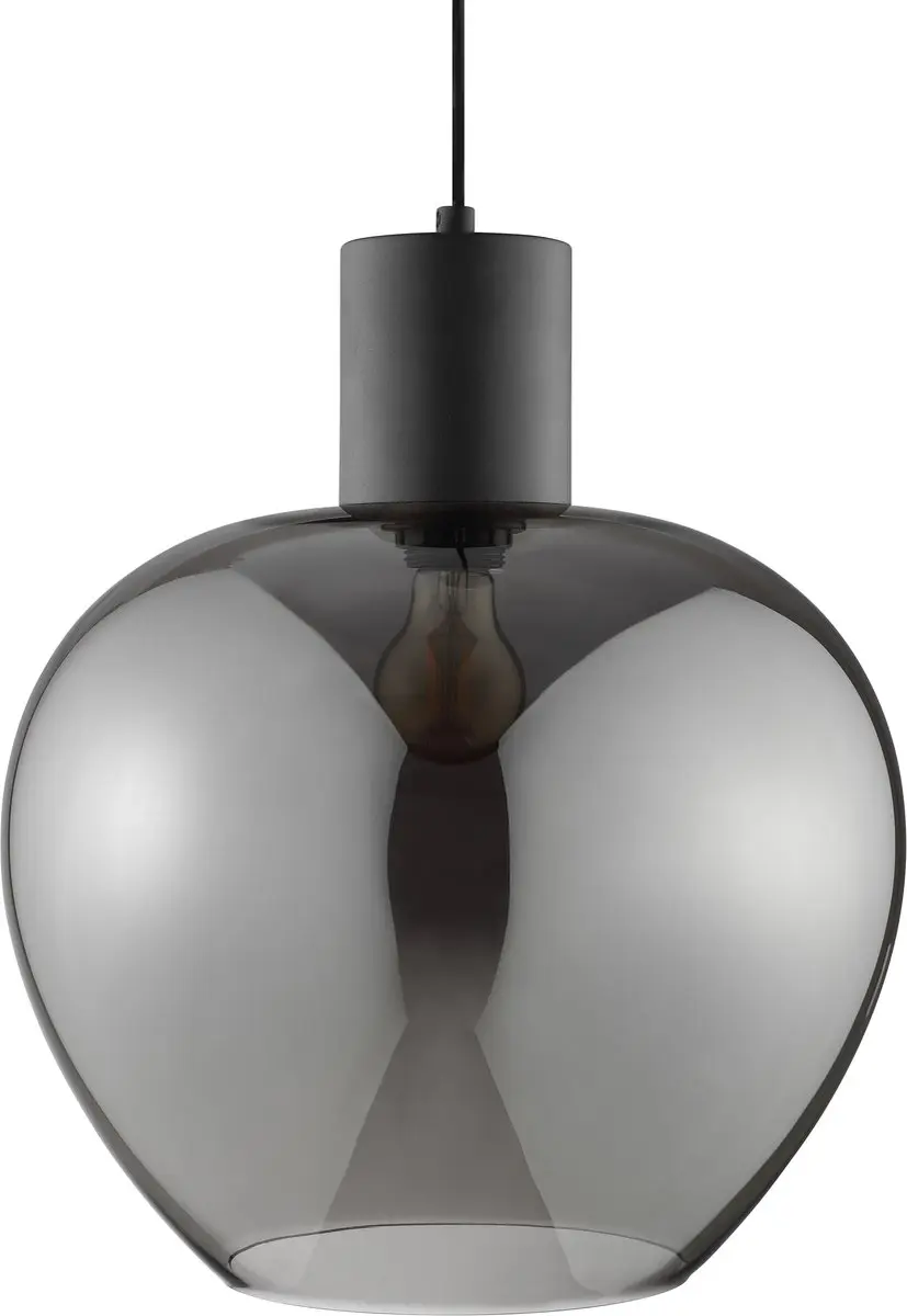 Brilliant Ligari Hanglamp Ø35cm - Zwart/Smoke