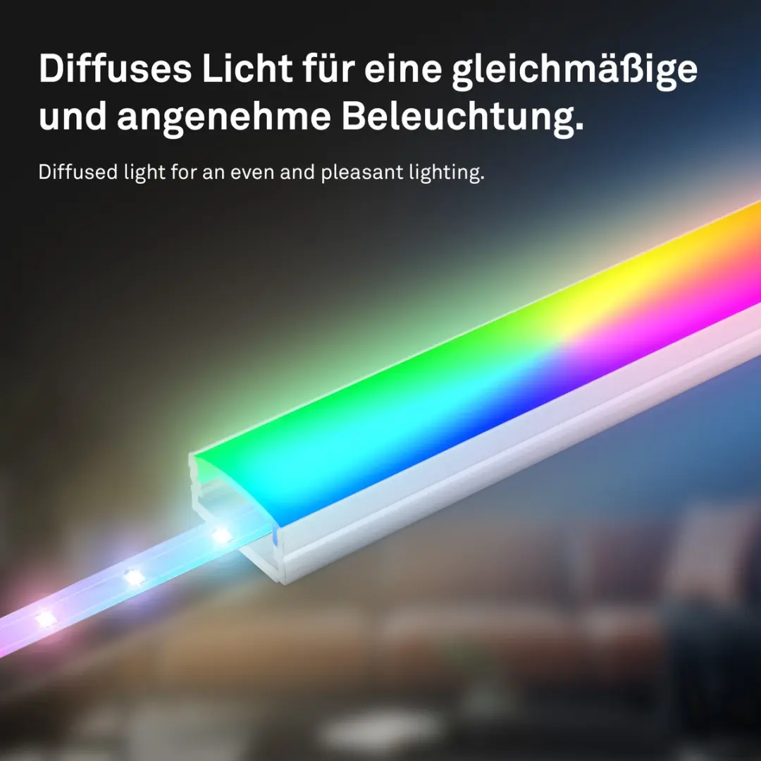 Briloner LED Strip Startersset RGBW 2m - Wit