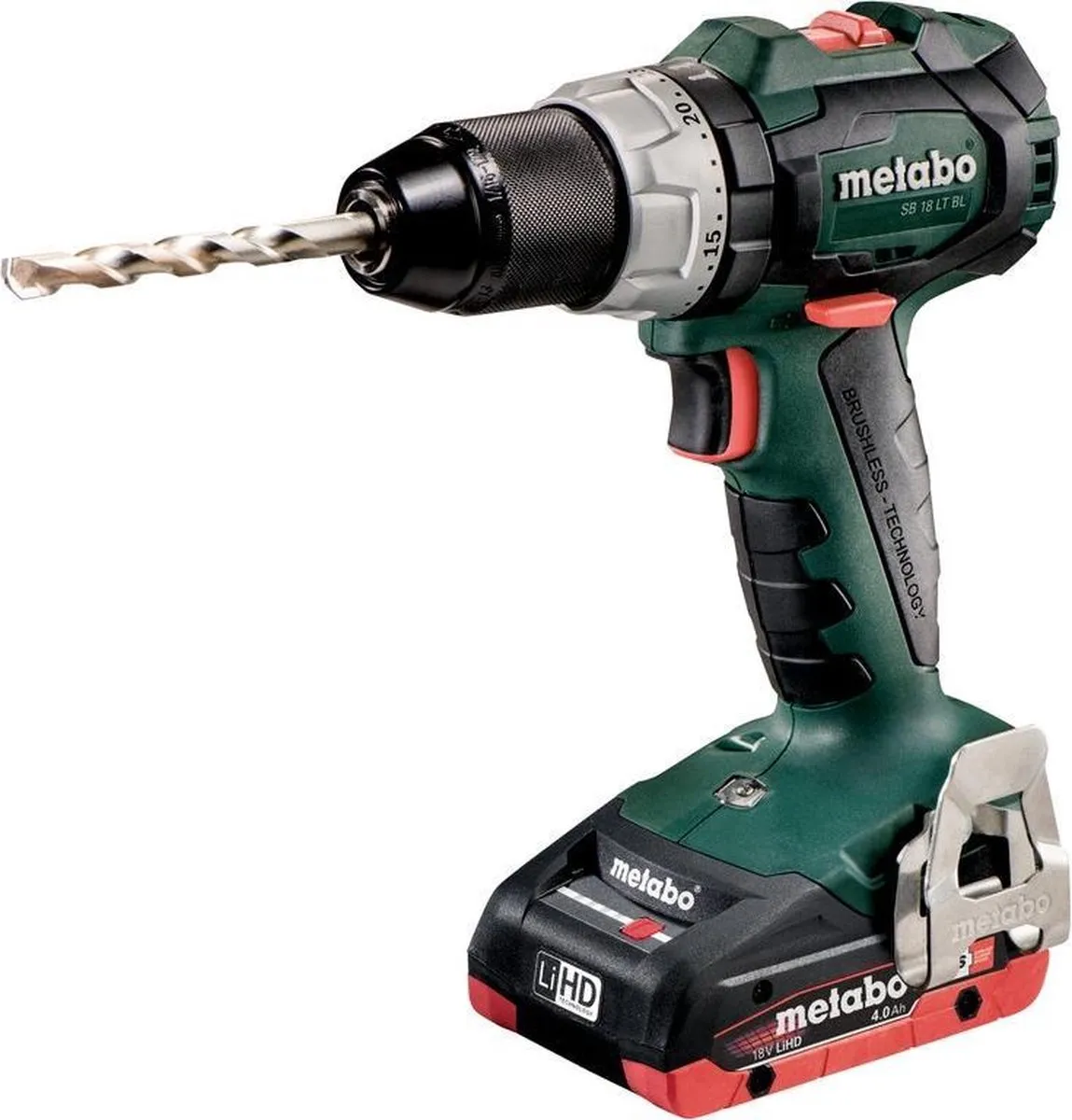 Metabo SB 18 LT BL Klopboor-/Schroefmachine Set - 2x 4,0Ah LiHD