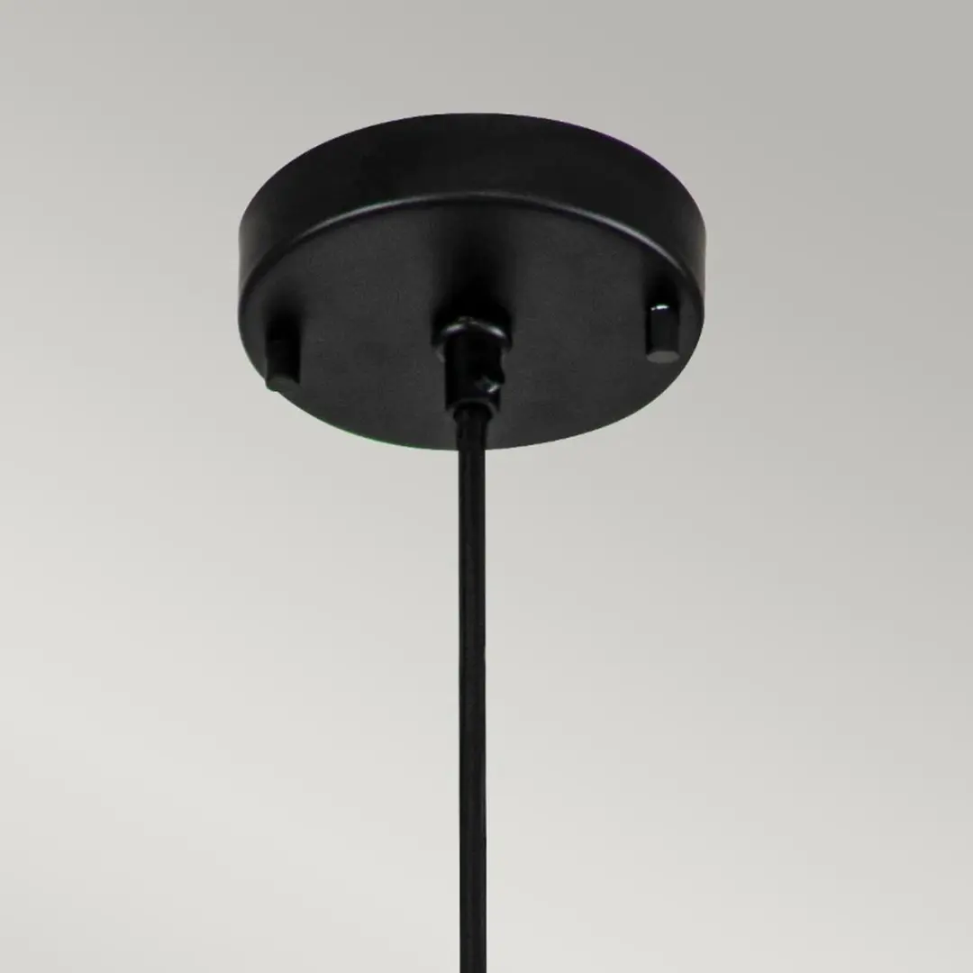 Elstead Lighting Etoile LED Hanglamp - Matte Black & Gold Leaf - E27 60W