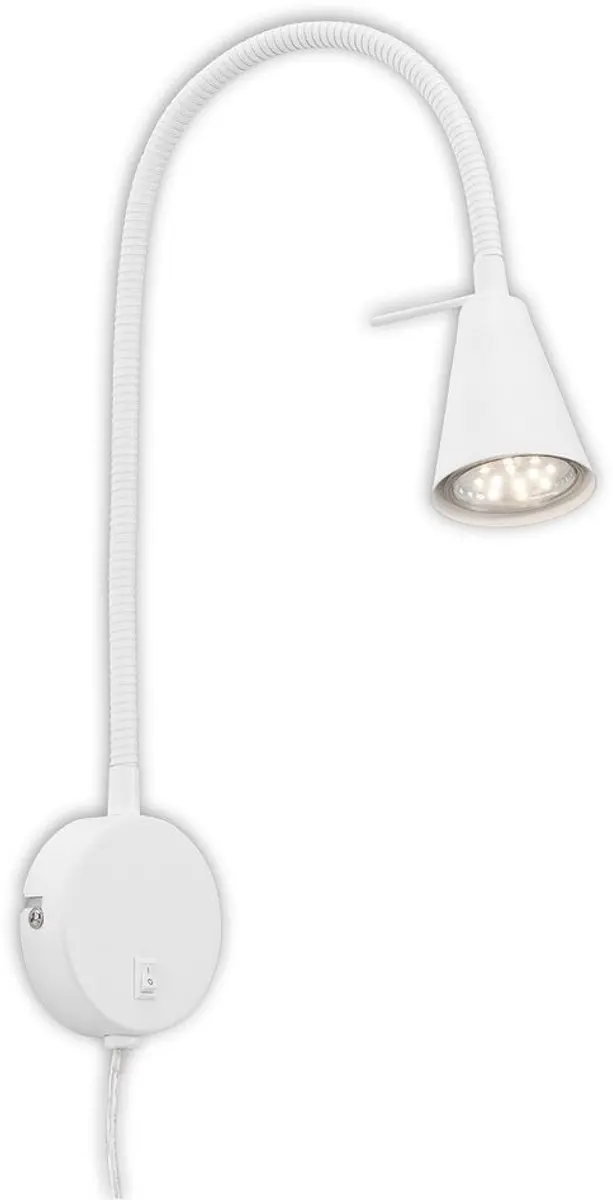 Briloner Tusa LED Wandlamp 4.7W - Warm Wit - Ø8cm