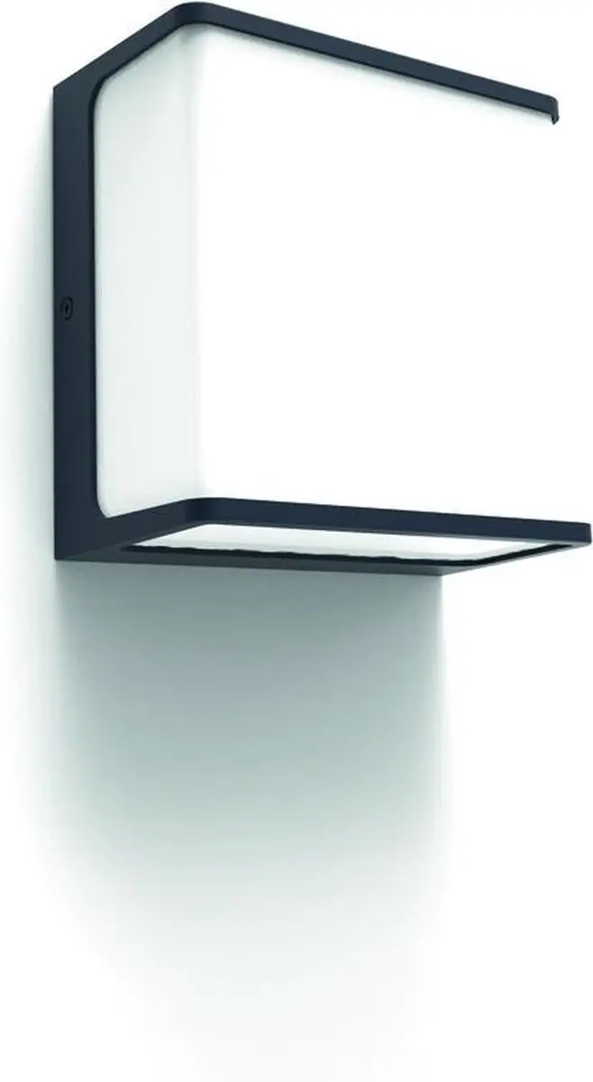 Lutec Doblo Wall Medium Wandlamp 19.1W - Antraciet grijs