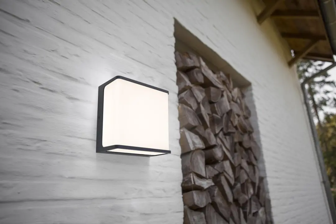 Lutec Doblo Wall Medium Wandlamp 19.1W - Antraciet grijs