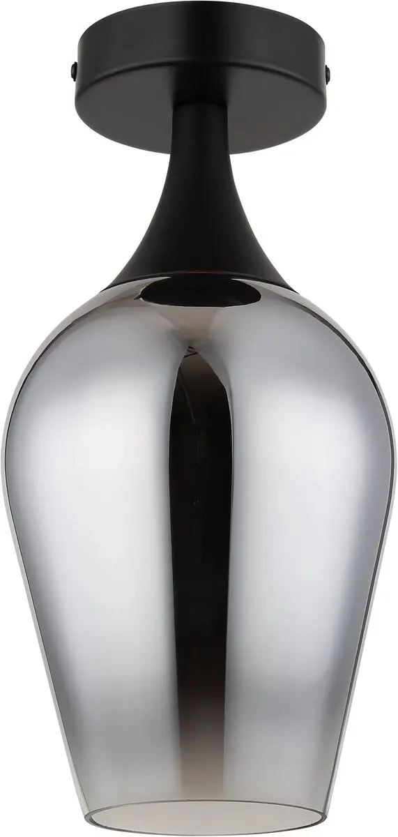 Globo Lavus Plafondlamp Ø15cm E27 - 1 Lichtpunt - Chroom