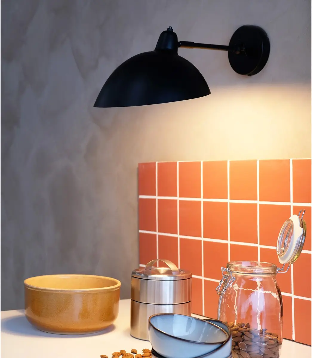 Dyberg Larsen Futura 26 Wandlamp - Zwart - afbeelding 6 van 6
