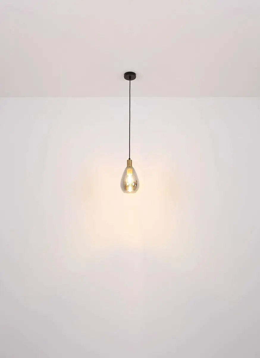 Globo FANNI Hanglamp - Zwart - Ø15cm - E27