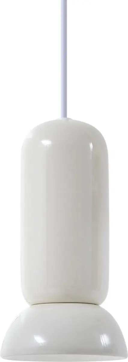 Lindby Hanglamp Keramiek GU10 - 1 Lichtpunt - 11cm - Crème