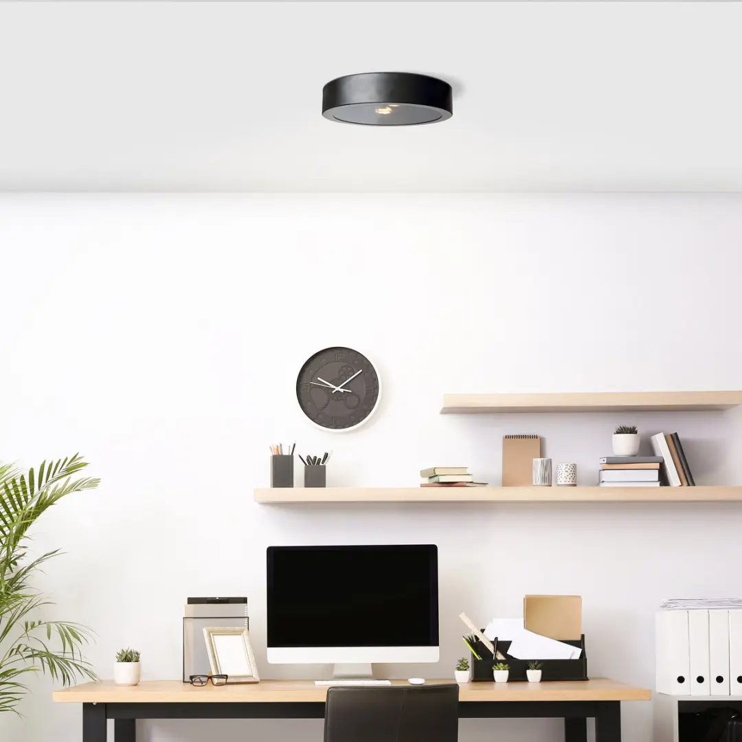 Brilliant Sandros Plafondlamp E14 - 2x40W - Zwart - afbeelding 6 van 6