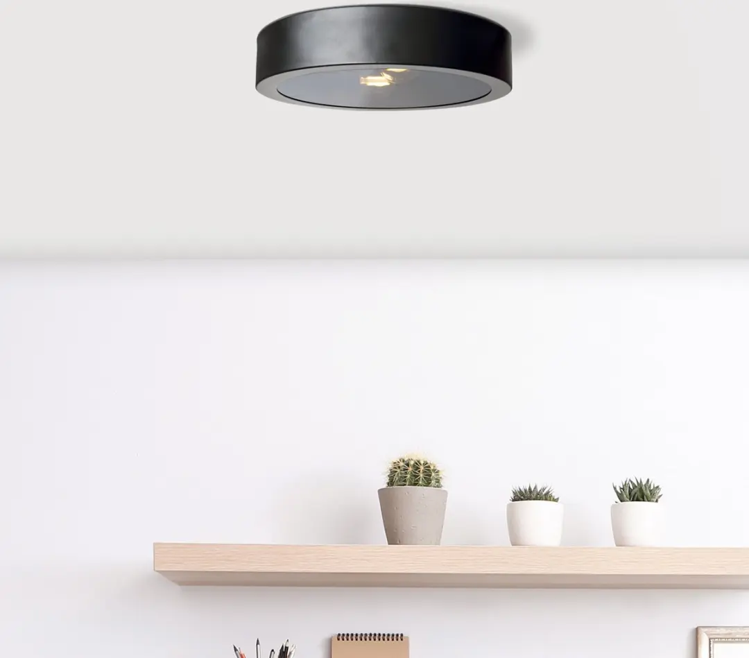 Brilliant Sandros Plafondlamp E14 - 2x40W - Zwart