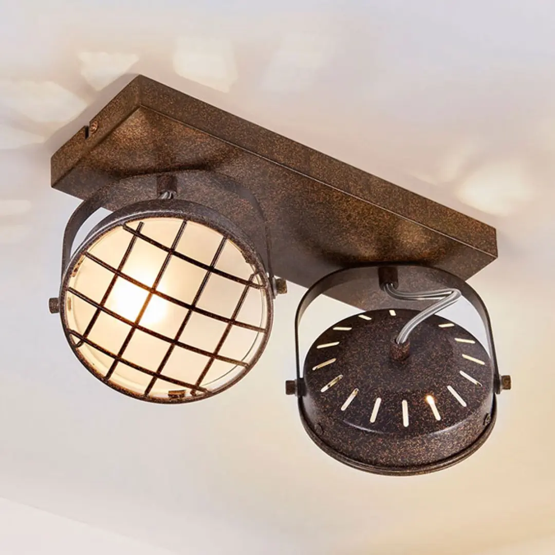Lindby Buitenspot Metaal Glas 2-Lichts G9