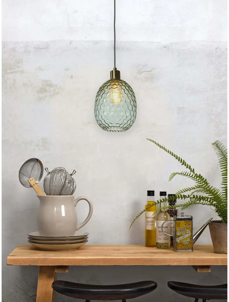 it's about RoMi Venice Hanglamp - Groen - 25W