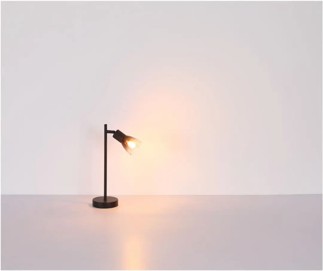 Globo Satella Vloerlamp 161cm Matt zwart - 3x E14