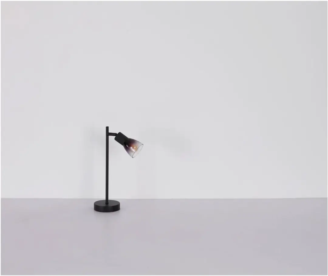 Globo Satella Vloerlamp 161cm Matt zwart - 3x E14
